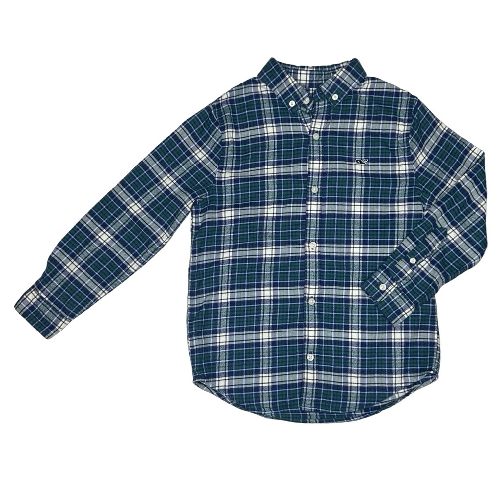 Vineyard Vines Plaid Flannel Button Up Shirt